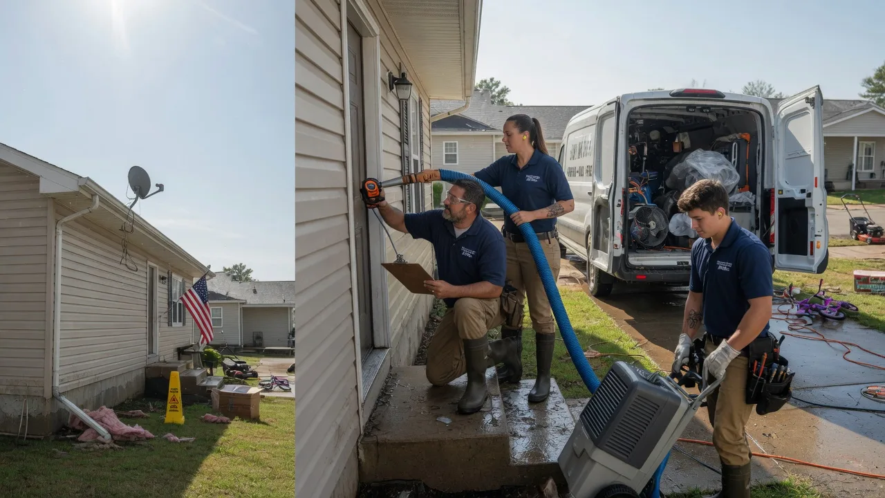 Ceiling Water Damage Restoration in Lambert, MS near me